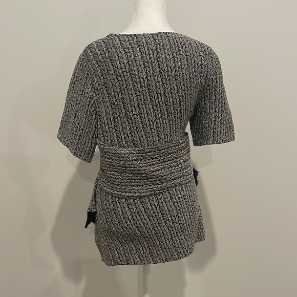 Philip Lim stretch knit asymmetrical top size 4 - Picture 4 of 5